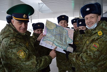 Практические занятия в Гродненской пограничной группе